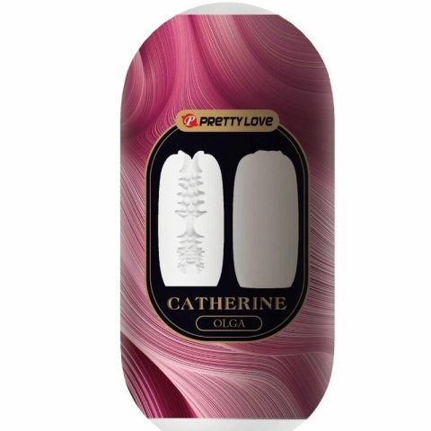 Pretty Love Olga - Biała maszyna intymna dla mężczyzn, kompaktowa konstrukcja