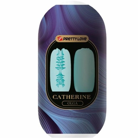 Pretty Love Olga - niebieska maszyna intymna, kompaktowy model TPR ABS