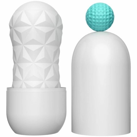 Pretty Love Victoria Cecil - biała maszyna intymna ze spiralną teksturą