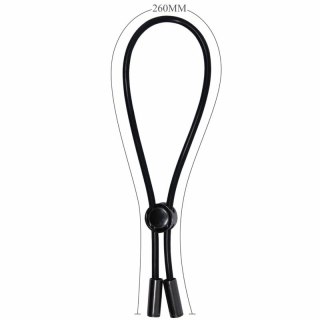 Pretty Love elastyczny pierścień anatomiczny z regulacją, czarny