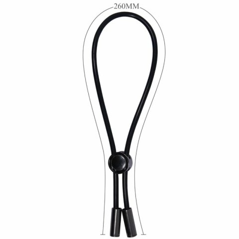 Pretty Love elastyczny pierścień anatomiczny z regulacją, czarny