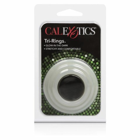 CalExotics Tri-Rings Zestaw 3 Pierścieni Silikonowych Świecących
