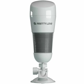 Pretty Love Hedy Biały - Anatomiczna maszyna intymna z teksturą, silikonowa