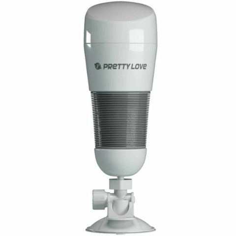 Pretty Love Hedy Biały - Anatomiczna maszyna intymna z teksturą, silikonowa