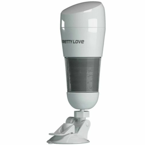 Pretty Love Hedy Biały - Anatomiczna maszyna intymna z teksturą, silikonowa