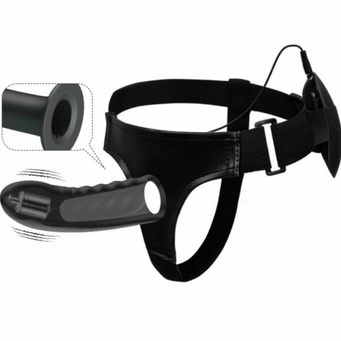 Pretty Love Marvin - System uprzęży z paskiem i modułem wibracyjnym, silikonowy