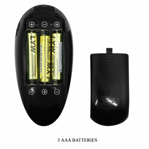 Pretty Love Myron - System intymny na pasku z wibracjami, silikon czarny