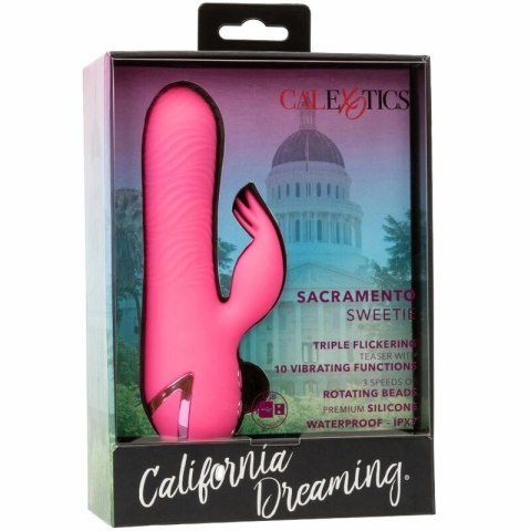 CalExotics Sacramento Sweetie Kalifornijski Wibrator Krolik Rożowy USB