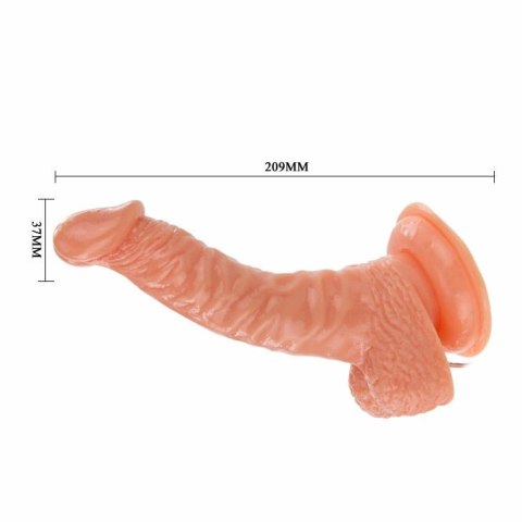 Baile Super Rota Dong rotacyjny model intymny z przyssawką 20,5 cm