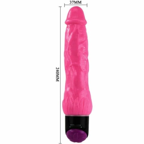 Baile Vibrator Soft Touch 24 cm liliowy - wielostopniowa regulacja
