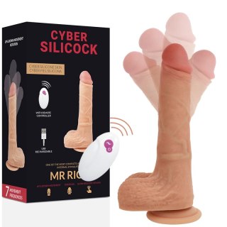 CYBER SILICOCK Mr Rick 20,9 cm - zdalnie sterowany model silikonowy