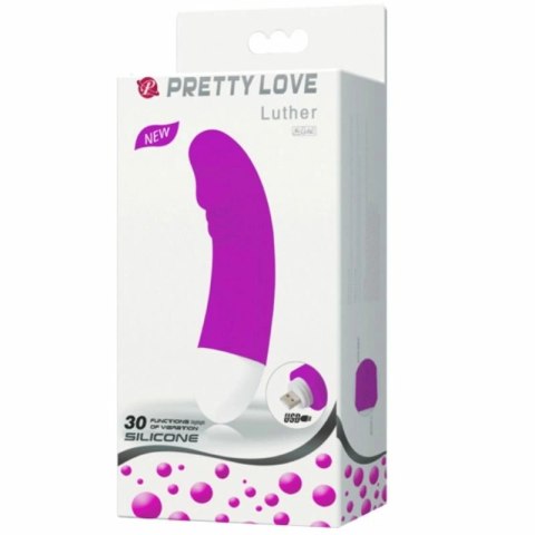 Pretty Love Luther Mini Masażer Silikonowy 30 Trybow USB
