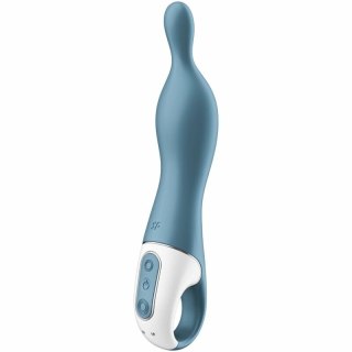Satisfyer A-Mazing 1 Blue - model punktowy, silikon medyczny, wodoodporny