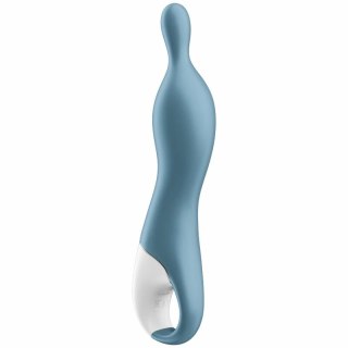 Satisfyer A-Mazing 1 Blue - model punktowy, silikon medyczny, wodoodporny