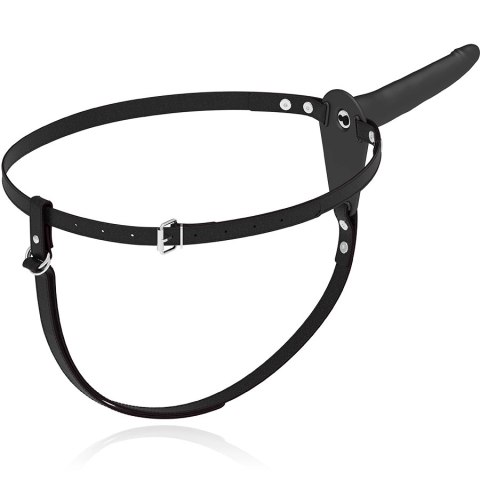 Fetish Submissive Harness Black - Uprząż Intymna z Wibracją 15 cm