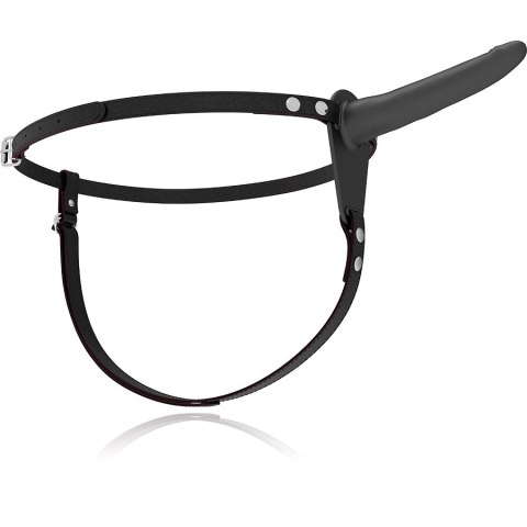 Fetish Submissive Harness Black - Uprząż Intymna z Wibracją 15 cm