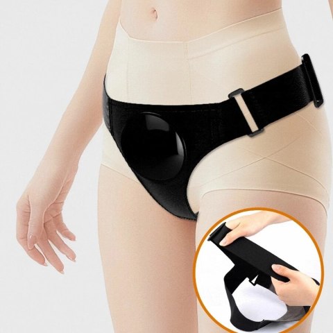 Pretty Love Kyton brązowy system uprzęży z funkcją wibracji 19 cm