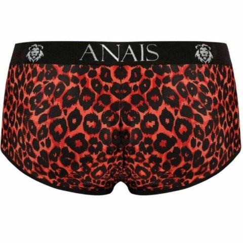 Anais Men Tribal Brief S czerwone figi z mikrofibry z motywem zwierzęcym