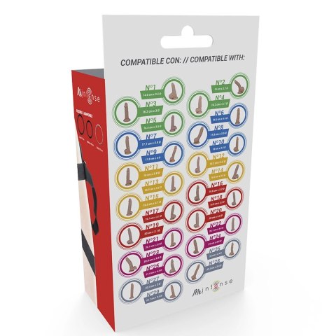 MR Intense Pasek na uprząż uniwersalny z elastycznymi pierścieniami