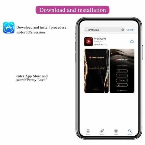 Pretty Love Billy Pilot C-kształtny model wibrujący fioletowy z aplikacją