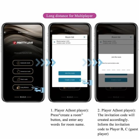 Pretty Love Billy Pilot C-kształtny model wibrujący fioletowy z aplikacją