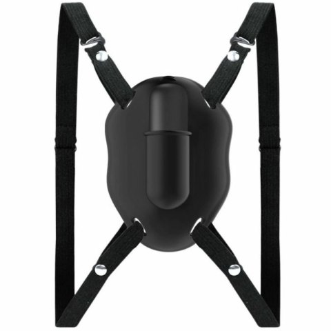 Pretty Love Carter - Pas z wibrującym modułem, ładowanie USB, czarny