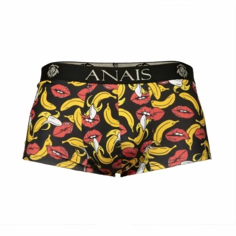 Anais Men Bokserki Bananowe S - Lycra, Sportowy Kroj, Bananowy Wzor