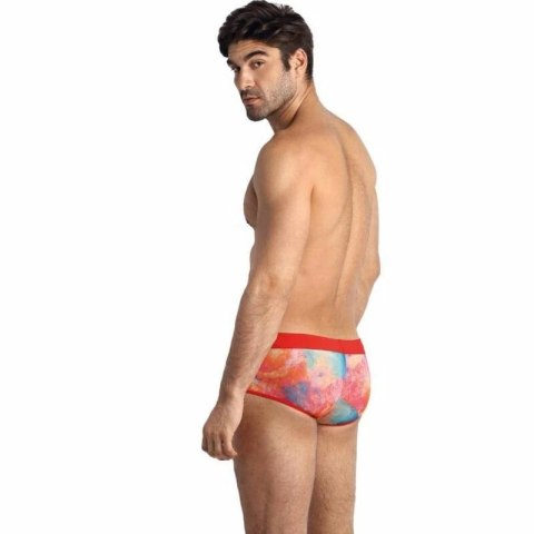 Anais Men Falcon Boxer Brief S bananowy wzor, lycra, komfortowy pas