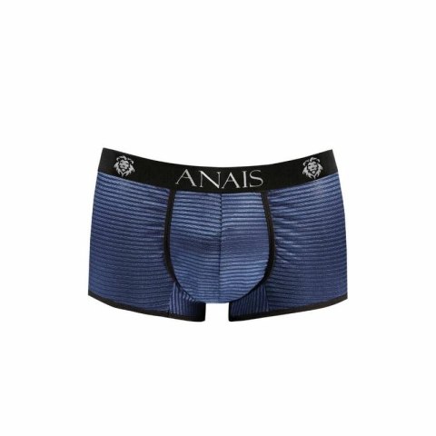 Anais Men Naval Boxer S - sportowe bokserki, czarno-granatowe paski