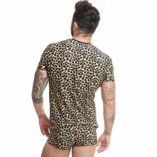 Anais Men T-shirt Mercury L mikrofibra animal print męski