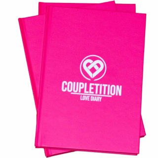 Coupletition Love Diary - Album wspomnień dla par, twarda oprawa, 136 stron