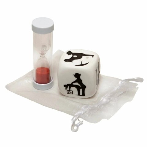 Diablo Picante Gra Kostka Postawy z Klepsydrą - Zestaw Imprezowy