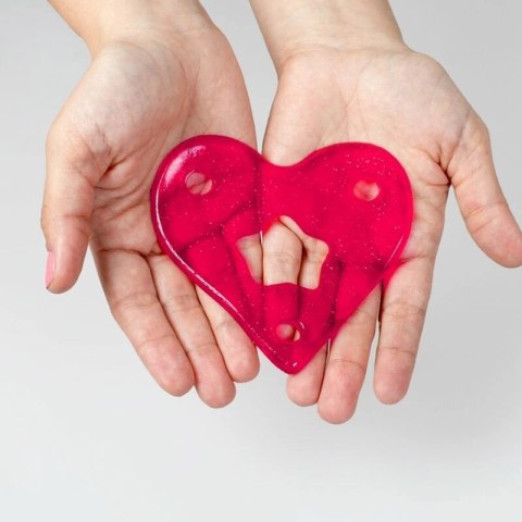 Secret Play STRINGI JADALNE Truskawkowe Unisex Serce Elastyczne