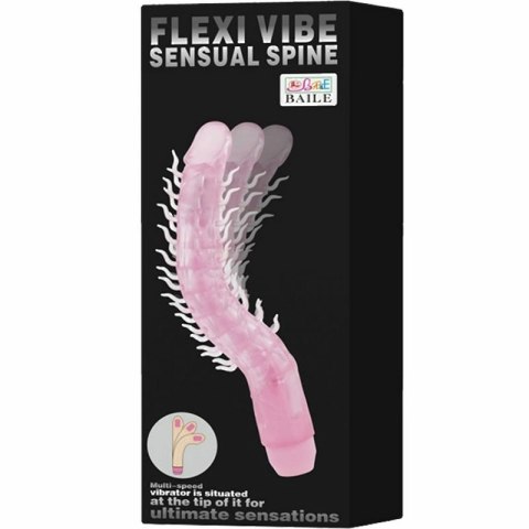 Baile Flexi Vibe Liliowy 23,5 cm - Elastyczny Model Wibrujący