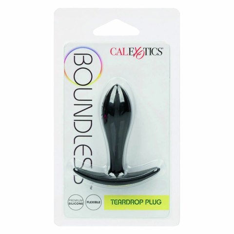 CalExotics Boundless Slim Plug silikonowy model smukły 7,5x2 cm czarny