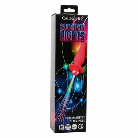 CalExotics Southern Lights sonda analna LED 10 trybow silikon rożowy