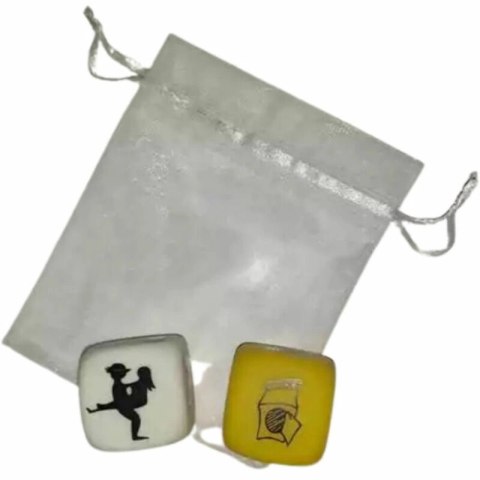 Diablo Picante Zestaw 2 Kości Gra dla Par Pozycja + Miejsce 30 mm