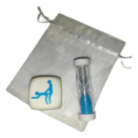 Diablo Picante Zestaw Kamasutra Kostka Pozycji z Klepsydrą 25 mm