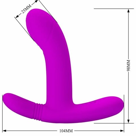 Pretty Love Geri masażer punktowy z pilotem bezprzewodowym fioletowy