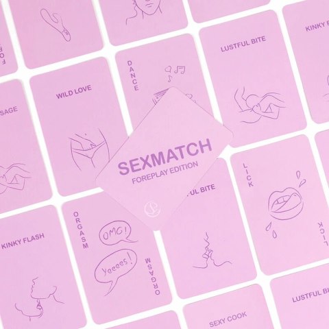 Secret Play Sexmatch Gra towarzyska dla par, 89 kart, edycja wstępna