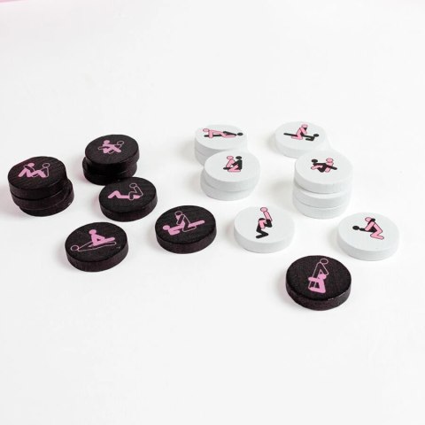 SecretPlay Play4Sex - Drewniana Gra Planszowa dla Par, 42 Elementy