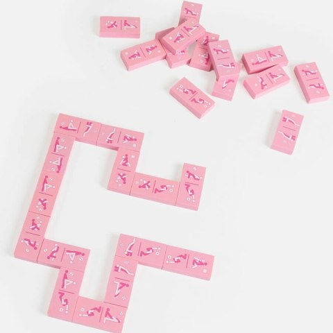 Secretplay Kinky Domino gra drewniana z ilustracjami 28 elementow