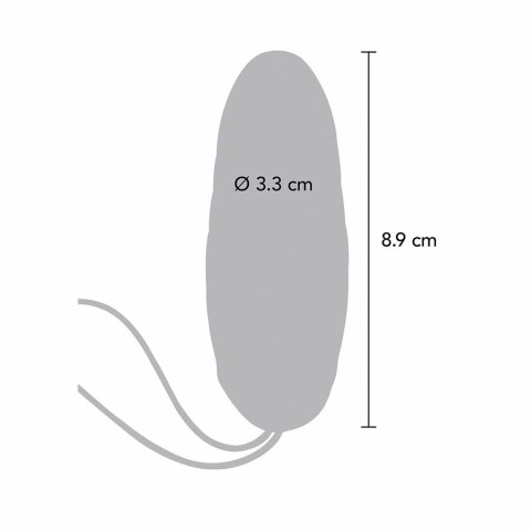 ToyJoy Knock Knock Eggstavagant jajo intymne z pilotem fioletowe