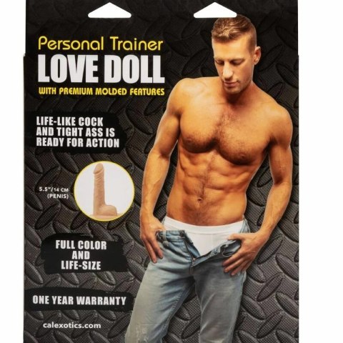 CalExotics Personal Trainer Doll - nadmuchiwana postać, 14 cm, PVC
