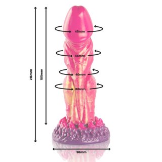 EPIC Cerberus silikonowy model mitologiczny, kolor ogień, 215 mm