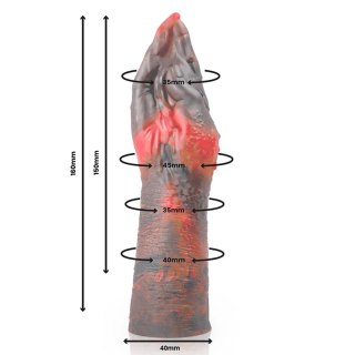 EPIC Lilith S silikonowa maszyna intymna 16 cm - czarna