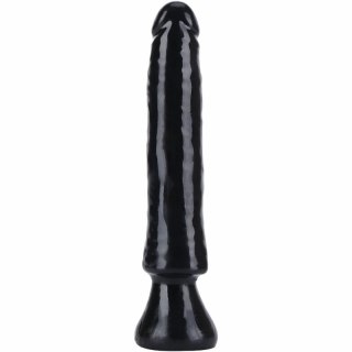GET REAL Starter Dong 16 cm czarny - anatomiczny model TPE z przyssawką