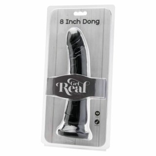 Get Real Dong 20,5 cm czarny - model anatomiczny PVC