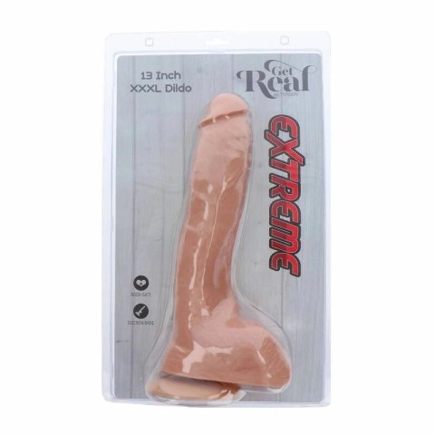 Get Real Extreme XXXL model 34 cm jasny odcień z przyssawką