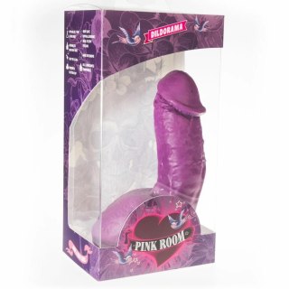 PINK ROOM Elian model fioletowy 17,5 cm z mocną przyssawką PVC